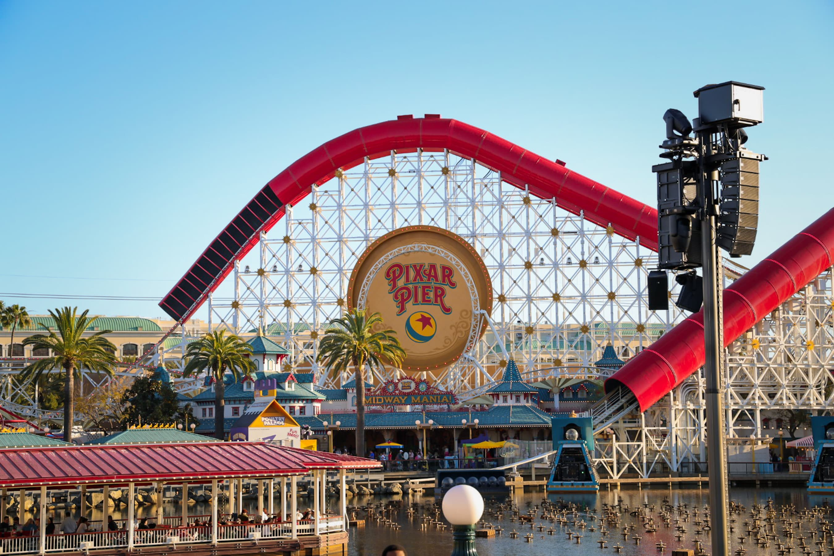 Pixar Pier Sign