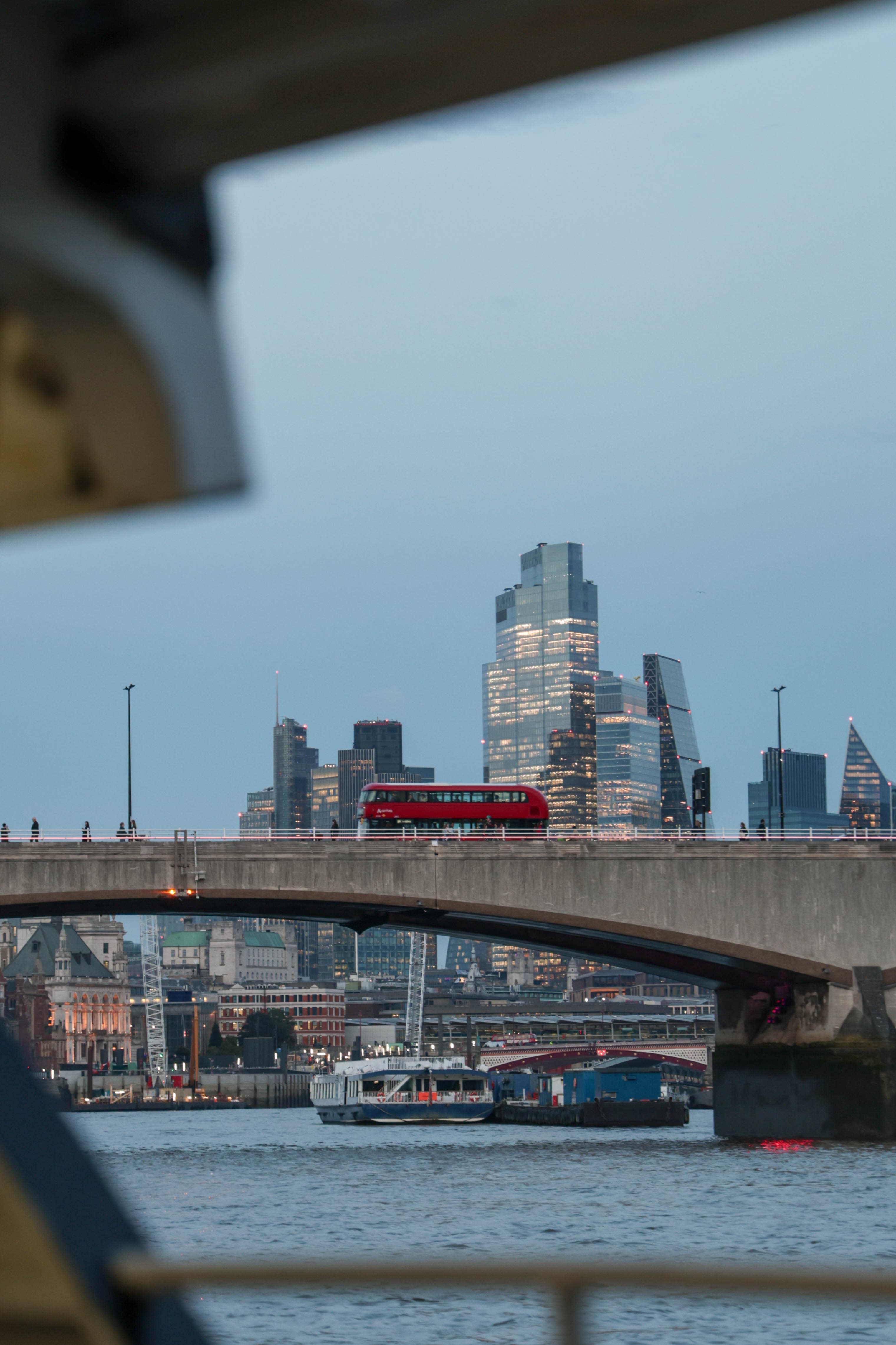 Double-Decker on Bridge