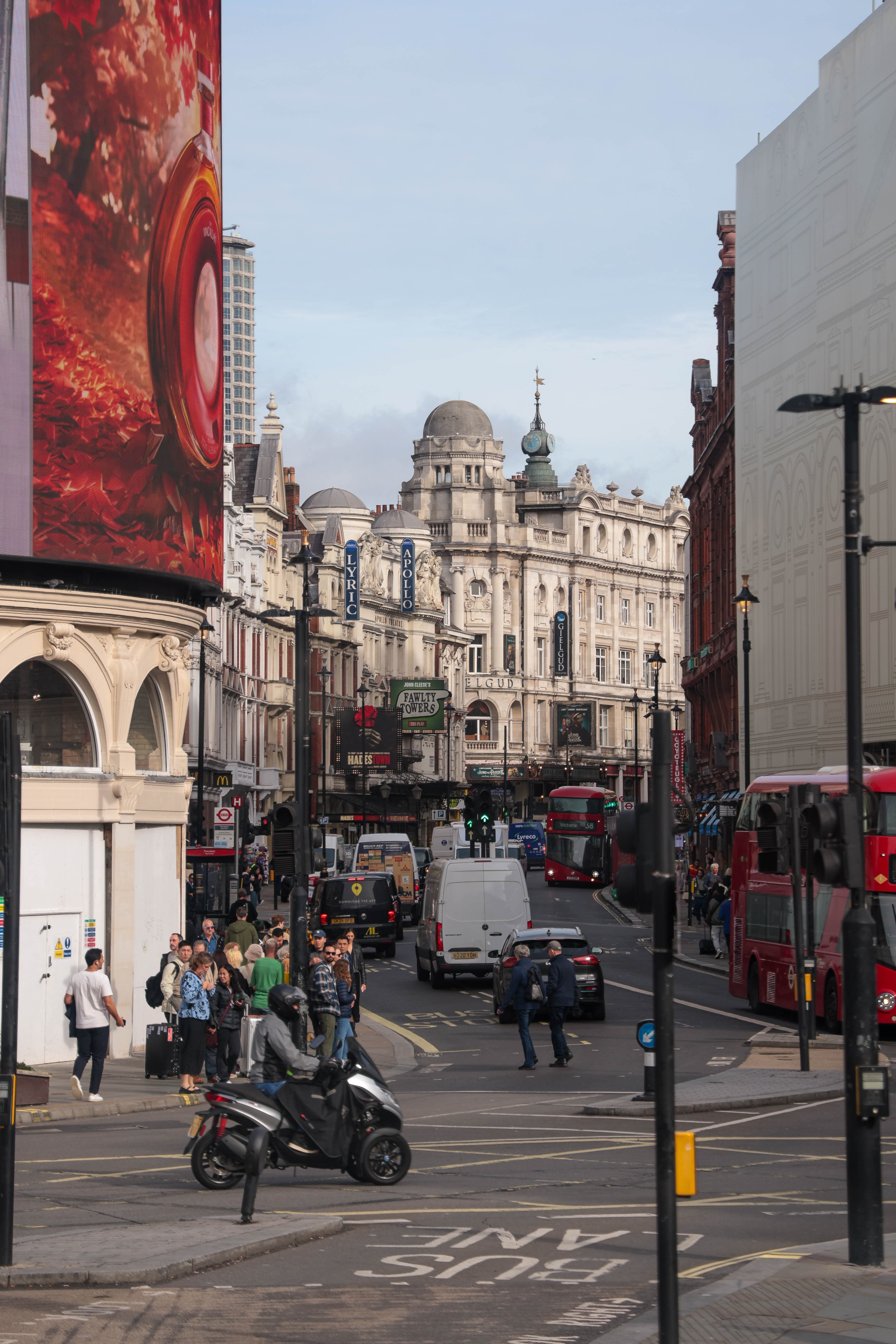 London Street with Cyclist
