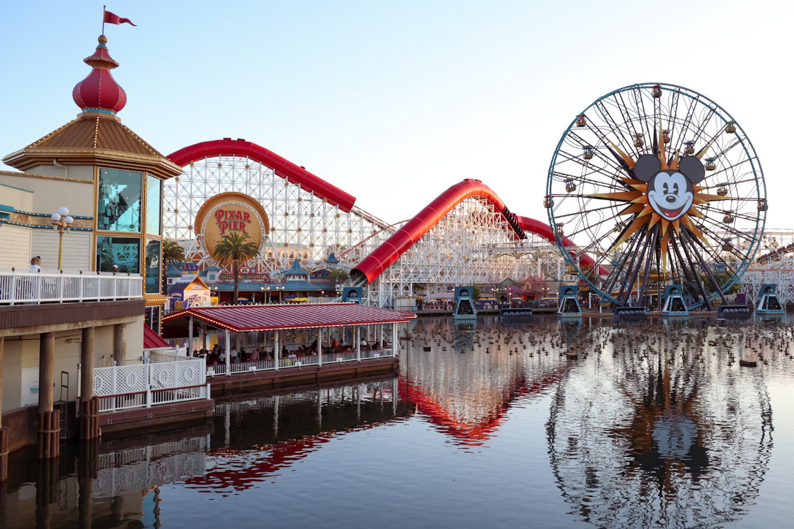 Pixar Pier Reflection